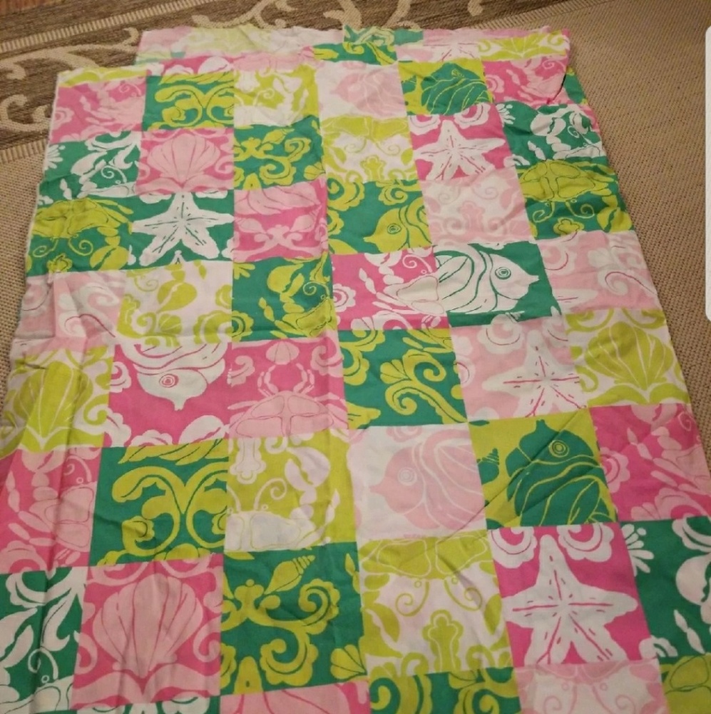 VTG Lilly Pulitzer large piece of fabric!